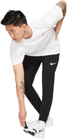 Nike Dry Pants Taper Fleece Black/White XL in Saudi Arabia