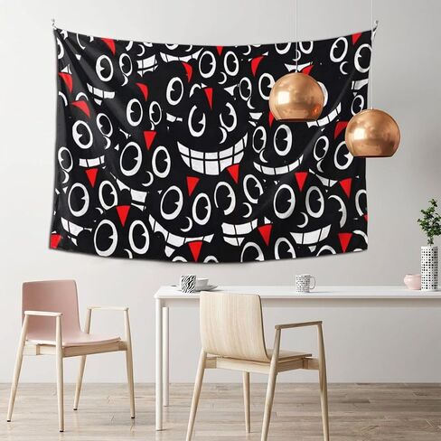 uthgxiu Lil Music Darkie Tapestry Cartoon Boutique Dirt-resistant Wall Hanging Tapestry Wall Art Decoration for Living Room Bedroom Aisle Poster Home 60 x 40 Inch, Black, One Size in Saudi Arabia