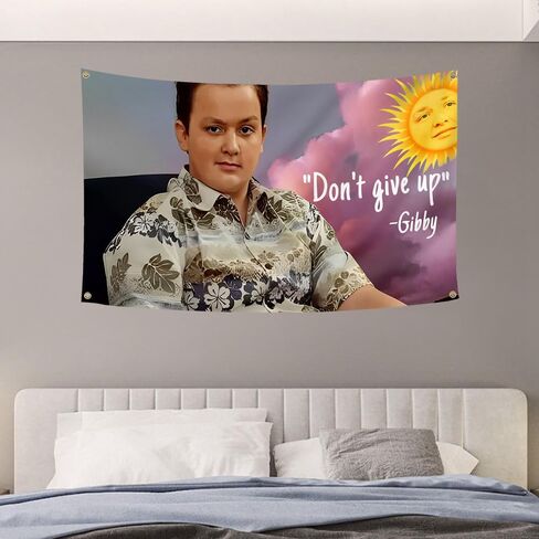 مضحك Gibby ICarly فاتنة العلم 3x5 أقدام لا تتخلى عن نسيج لغرفة النوم الكلية الرجال رجل الكهف غرفة نوم فرات in Kuwait