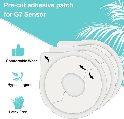40Pack G7 Adhesive patches Waterproof -Adhesive Patches Pre-Cut for Dexcom G7 -Hypoallergenic & Latex-free Clear Overpatches for G7-Skin-Friendly Patches for 10 Days in Saudi Arabia
