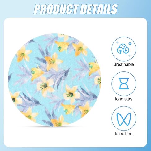 25pcs Sensor Covers for Libre 2/3, Waterproof Adhesive Patches CGM Tape Floral Pattern Monitor Patch Sweatproof Sensor Stickers Overpatch Compatible with Libre (5 Styles) in Saudi Arabia