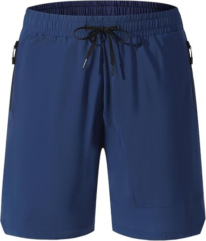 Cierto Mens Gym Workout Shorts: Elastic Shorts with Pockets for Men for Fitness,Hiking,Training,Running,Cycling in Saudi Arabia