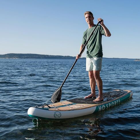 لوح التجديف القابل للنفخ من HO Sports Tarpon iSUP - لوح تجديف وقوف متعدد الاستخدامات ومتين وواسع وثابت - مجداف قابل للتعديل ومضخة يدوية وحقيبة ظهر in Kuwait