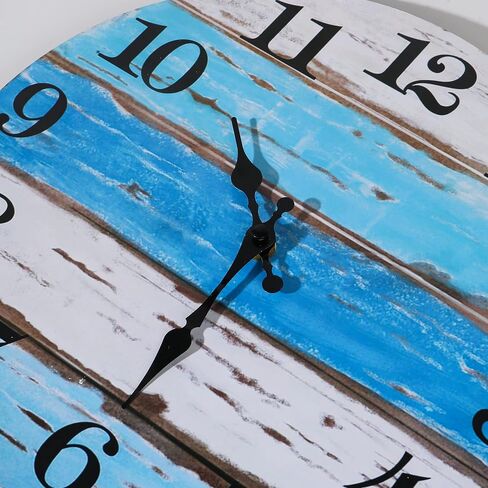 Rustic Home Sign with Wall Clock - Wood Letters for Wall Decor - Wooden Wall Clock Silent Non-Ticking - Home Decor for Living Room, Entry Way, Bedroom, Farmhouse Kitchen, Home Decor, Housewarming Gift in Saudi Arabia