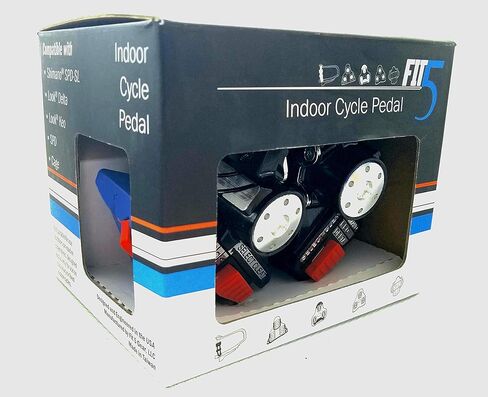 دواسة دراجة دوارة للتمرين الداخلي من أجل SPD وDelta مع منصة أحذية رياضية قابلة للإزالة - مشابك/مرابط لأصابع القدم - دواسات بيلوتون لجميع الأحذية - أقفاص لأصابع القدم لبيلوتون ودواسة التمرين. ليس للدراجة الخارجية in Kuwait