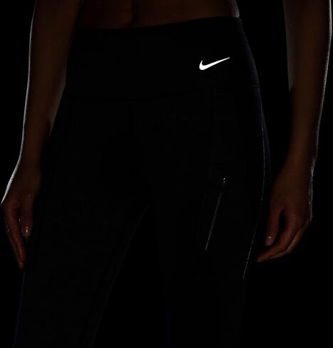 Nike Women's Firm-Support Mid-Rise 7/8 Leggings with Pockets (DQ5692-010, US, Alpha, Small, Regular, Regular) Black in Saudi Arabia