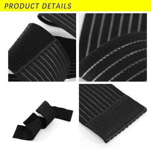 أغطية الركبة لتخفيف الآلام، دعامة ضغط طويلة جدًا للركبة، دعامة ضغط للساقين، التهاب اللفافة الأخمصية، أربطة التثبيت، آلام المفاصل، القرفصاء، الرياضة in Kuwait