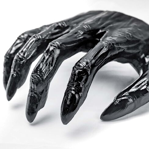 Halloween Decorations - 3 Scary Monster Hands Wall Decor - Hocus Pocus Gothic Decor Indoor Outdoor - Spooky Vintage Wall Sculpture for Home Party Bedroom Room Outside Inside (Candles Not Included) in Saudi Arabia