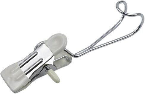 12 PCS Metal Long Tail Clips with Hooks, Multifunctional Hanging Clips for Kitchen, Bathroom and Office (Apricot) in Saudi Arabia