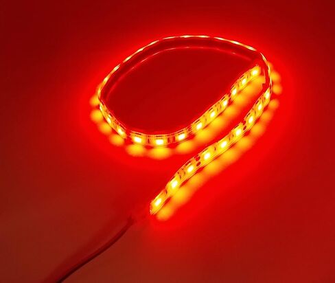 Marine Submersible LED Light Strip 12V 2 FT RED, LED Rope Lights, Waterproof Led Lights, in Saudi Arabia