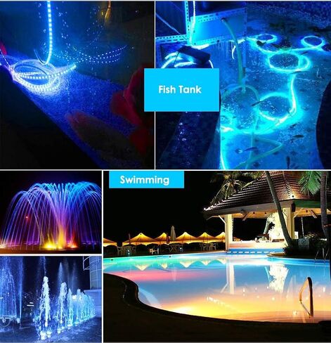 أضواء القارب، شريط إضاءة LED أخضر تحت الماء 12 فولت IP68 منتجات الإضاءة الخارجية المقاومة للماء ملحقات القوارب أضواء القوارب الملاحية القوس والستيرن LED لأحواض السباحة العائمة وقوارب الكاياك والأسماك البحرية... in Kuwait