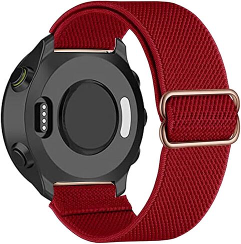 Elastics band Compatible for Garmin Forerunner 55 Band,soft Nylon Adjustable Replacement loop Strap Accessories Compatible for Garmin Forerunner 55 / Approach S42 / Approach S12/D2 Air in Saudi Arabia