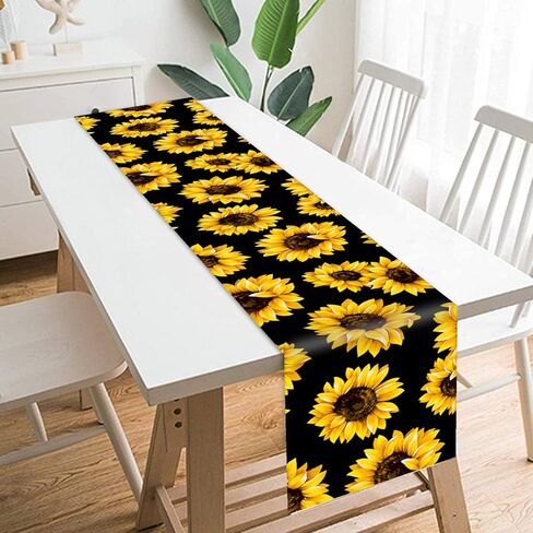 مفرش طاولة أسود أبيض رمادي أحمر نمط خط هندسي بوليستر غير قابل للانزلاق للمطبخ/القهوة/الطعام/غرفة النوم، الزفاف، عيد الميلاد، عيد الشكر، ديكور طاولة حفلات الهالوين مقاس 13*70 بوصة in Kuwait