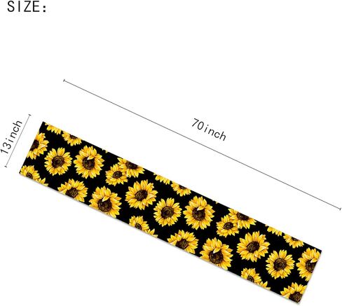 مفرش طاولة أسود أبيض رمادي أحمر نمط خط هندسي بوليستر غير قابل للانزلاق للمطبخ/القهوة/الطعام/غرفة النوم، الزفاف، عيد الميلاد، عيد الشكر، ديكور طاولة حفلات الهالوين مقاس 13*70 بوصة in Kuwait