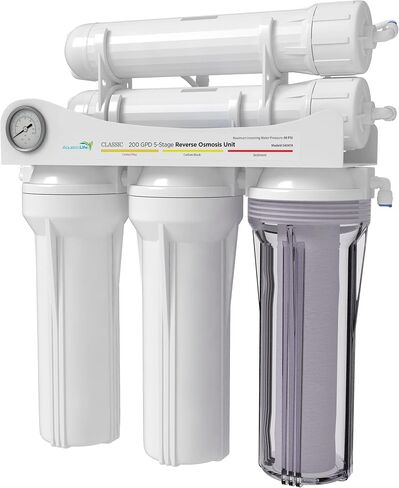 Aquatic Life DI Color Changing Mixed Bed Resin Water Filtration System, Single, Aquarium, Hydroponics in Saudi Arabia