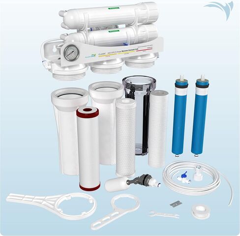 Aquatic Life DI Color Changing Mixed Bed Resin Water Filtration System, Single, Aquarium, Hydroponics in Saudi Arabia