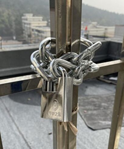 Security Chain Hardened 6mm Thick,Stainless Steel Heavy Duty Chain Lock with 4 Keys Padlock for Gate Bike Generator Fence Outdoor - Chain Link Fence Gate Lock (6x500mm) in Saudi Arabia