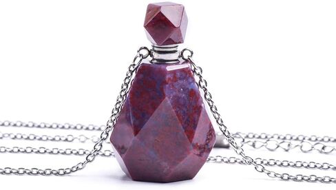 YGLINE فلوريت قلادة من الضروري النفط، قلادة قارورة كريستال من الضروري النفط، من الضروري النفط، Youngliving، قلادة العطور، قلادة زجاجة عطر in Kuwait