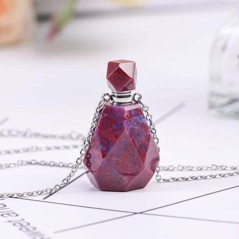 YGLINE فلوريت قلادة من الضروري النفط، قلادة قارورة كريستال من الضروري النفط، من الضروري النفط، Youngliving، قلادة العطور، قلادة زجاجة عطر in Kuwait