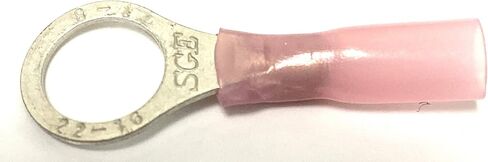 Ac/Dc Wire and Supply Heat Shink Ring Terminals (22-18 awg) Marine Type (3/8 screw, 50 pack) in Saudi Arabia