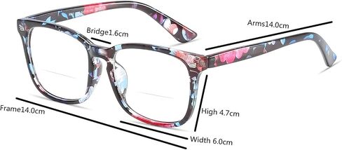 Retro Bifocal Reading Glasses Simple Comfortable Bifocal Readers Eyeglasses in Saudi Arabia
