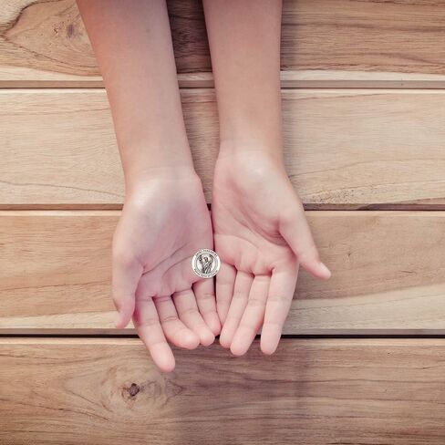 رمز جيب سانت بيريجرين، وسام شفيع قديس السرطان، هدايا دينية للناجين، 1 بوصة in Kuwait