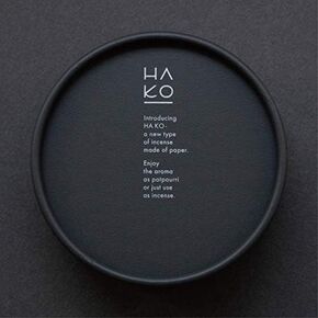 薫寿堂 PAPER INCENSE HAKO Leaf Incense Ha KO Black 6 Pieces Kunjyudo Kunjyudo Made in Japan (Focus (Lemongras))