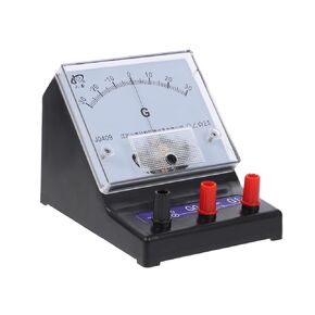 Angoily Ammeter Physics Experiment Apparatus Analog Ampere Tester Hand Tools Analog Galvanometer Manual Volt Meter Current Measuring Indicator Microammeter Panel Plastic Ohmmeter