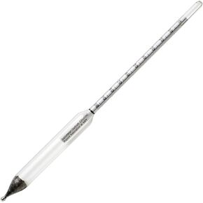 H-B Instrument B61809-0100 Plain-form Glass Hydrometer, 0 to 26.5% Salt by Weight/0.5% Div