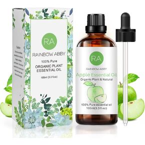 Apple Essential Oil (100ML), 100% Pure Natural Organic Apple Oil for Diffuser, Massage, Skin Care, Yoga