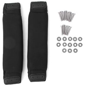 Foot Straps Kiteboard, Kiteboard Footstraps, Surfing Foot Strap, Black Solid Firm for Kiteboard Surfing Kitesurfing Surf Board, Kiteboard Footstraps, Windsurf Surf Board Foot