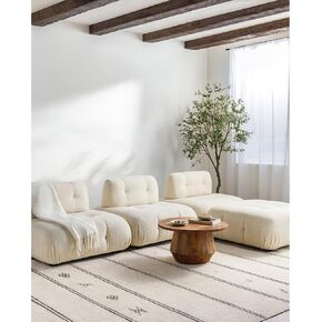 Livabliss x Becki Owens Rivi Moroccan Area Rug , 7'10" x 10', Cream/Charcoal