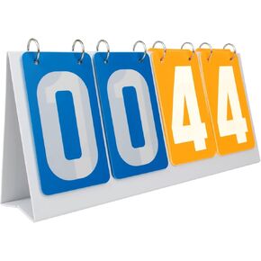 GOGO 4-Digital PVC Score Keeper Tabletop Scoreboard Portable for Match