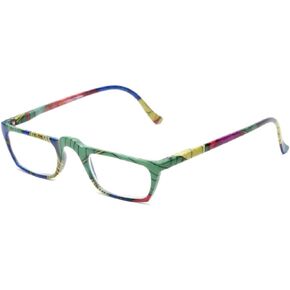 The Caribbean Tropical Half Moon Rim Readers Clear Reading Glasses Cheaters