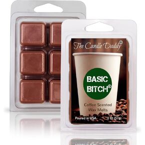 The Candle Daddy Basic Bitch - Coffee Scented Wax Melt - 1 Pack - 2 Ounces - 6 Cubes