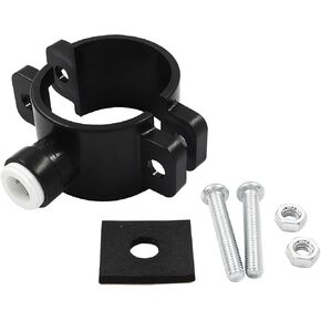 Drain Saddle Valve, 1/4" Plastic Quick Connect Water Filters Valve Clamp Hose Pipe Adapter for Under Sink Reverse Osmosis System