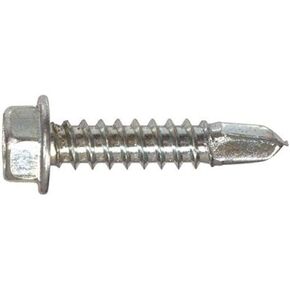 47226 1/4-14 x 1-1/2-Inch Hex Washer Head Self Drilling Screw, zinc