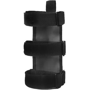 Roll Bar Fire Extinguisher Mount Holder Straps Accessories for Jeep Wrangler JL JK TJ Gladiator 4XE Sahara Rubicon Unlimited and Ford Bronco 2021+ (Black)