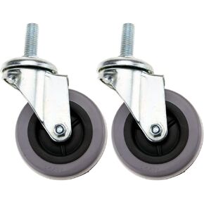 3 Inch 75Mm Swivel Bolt Hole Castor Wheels Trolley Furniture Caster X 2
