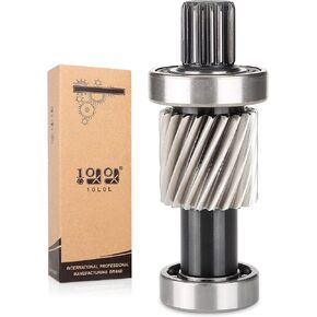 10L0L Input Shaft Kit for EZGO TXT 21 Tooth for 1994-up, Marathon 1988-1994 Electric Golf Cart- 1.5" Diameter Input Shaft, includes Shaft and Bearings, OEM Replaces# 26926-G01, 28095-G01