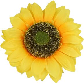 Colorfulife Artificial Silk 10" Big Sunflower Flower Head for DIY Wedding Home Party Decoration Hair Clip Wreath Decorative (2)