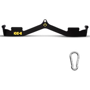 KKH Back Mag Grip Lat Pull Down Bar Set, Lat Pulldown Attachments for Home Gym System with T-bar V-bar, Lat Pulldown Bar Back Workout Equipment