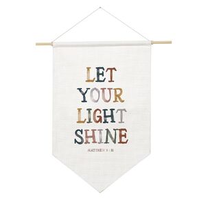 Let Your Light Shine Wall Hanging, Inspirational Wall Art Poster, Boho Classroom Decor, Positive Motivational Wall Decor, Nursery Wall Art, Education Banner, Kids Room Wall Banner