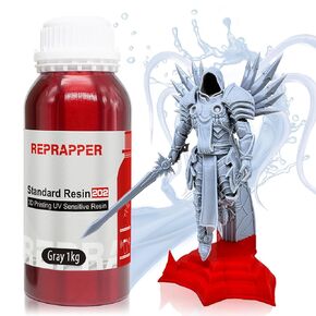 RepRapper Copper MetalShift 3D Printer Resin 405nm Fast UV-Curing Standard Photopolymer 3D Printing Resin with Metallic Shine for LCD Printer, Cinnabar Sheen 1000g
