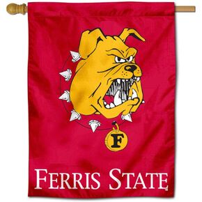 Ferris State Bulldogs House Flag Banner
