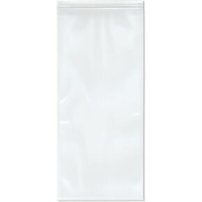 Plymor 8" x 18" (Pack of 100), 6 Mil Industrial Duty Zipper Reclosable Plastic Bags