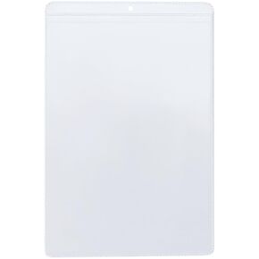 Vinyl Envelopes, 6" x 9", Clear, (Pack of 50)