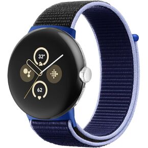BlackPro Compatible with Google Pixel Watch 3 45mm 41mm Band, Adjustable Breathable Sport Strap for Google Pixel 3/2/1 Band for Men Women