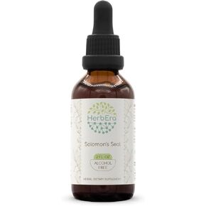 Solomon's Seal B60 Alcohol-Free Herbal Extract Tincture, Concentrated Liquid Drops Natural Solomon's Seal (Polygonatum odoratum) (2 fl oz)