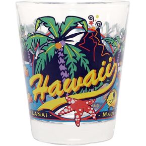 Hawaii 3 View Shot Glass